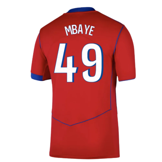 2025-2026 PSG Third Shirt (Mbaye 49)-Vantage Point Soccer